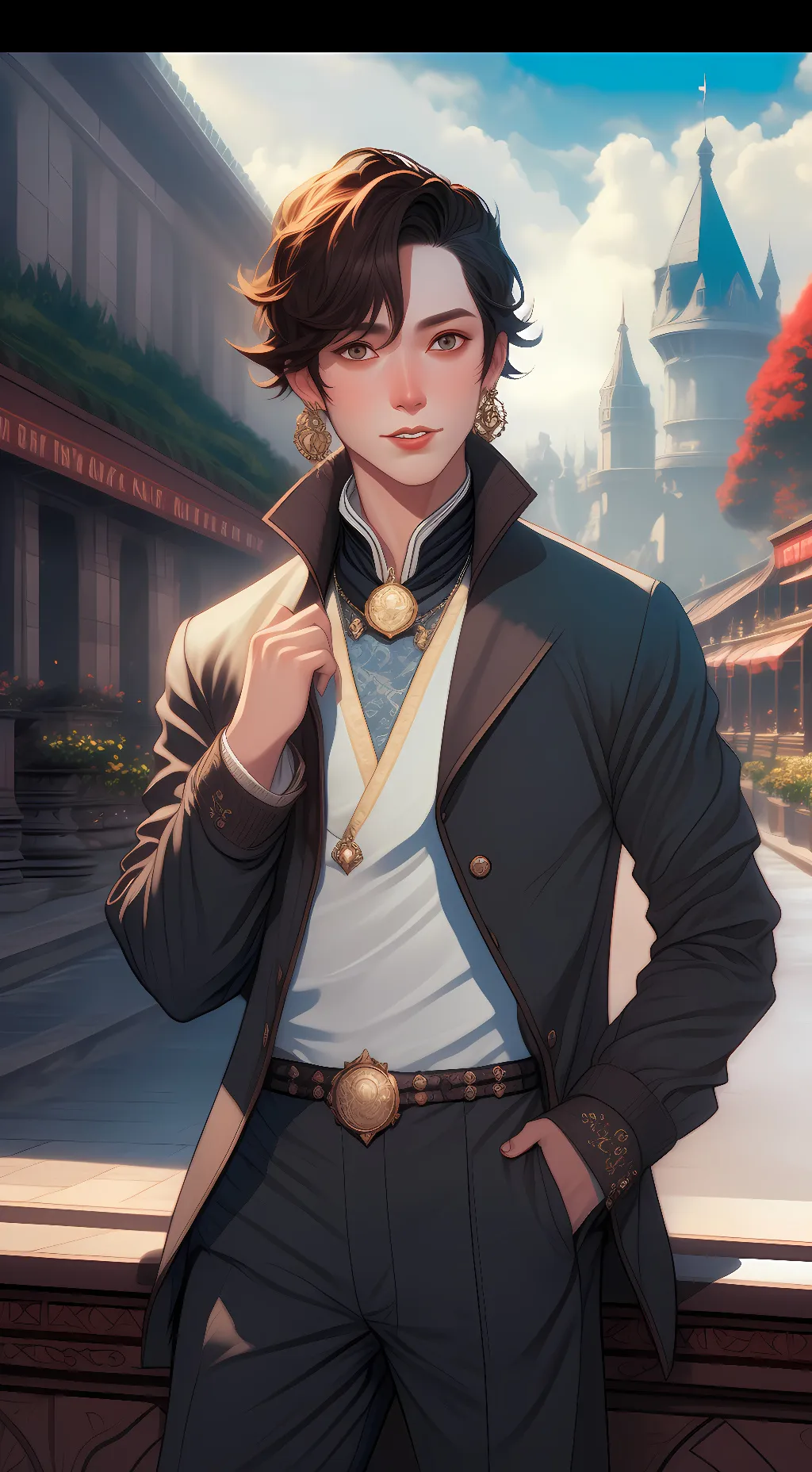 ai character: monty background