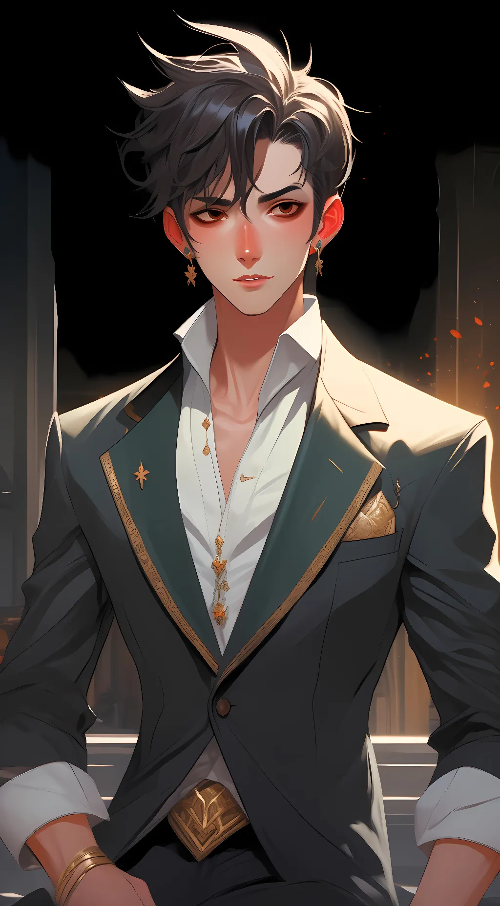 ai character: Jonathan  background