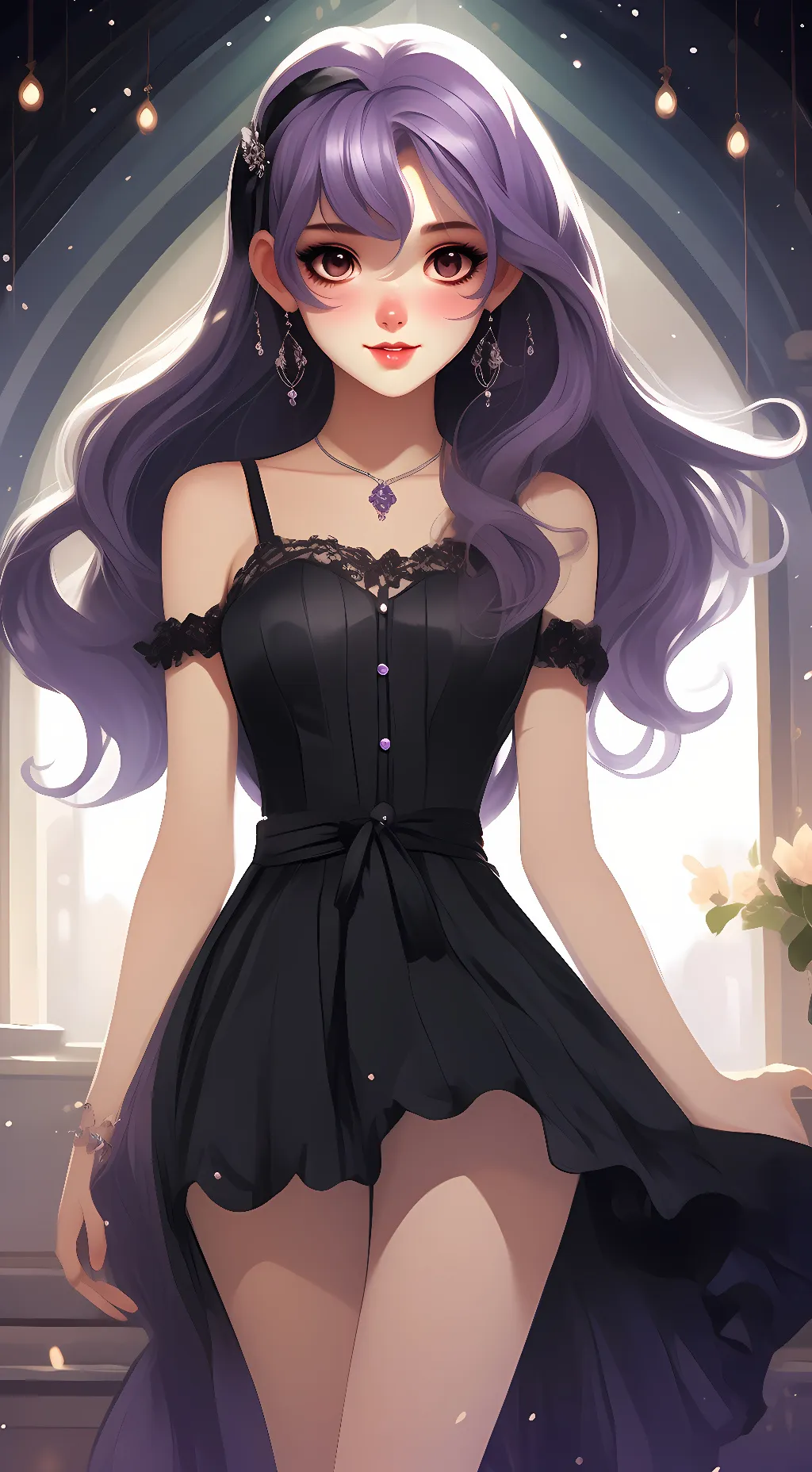 ai character: Aurora background