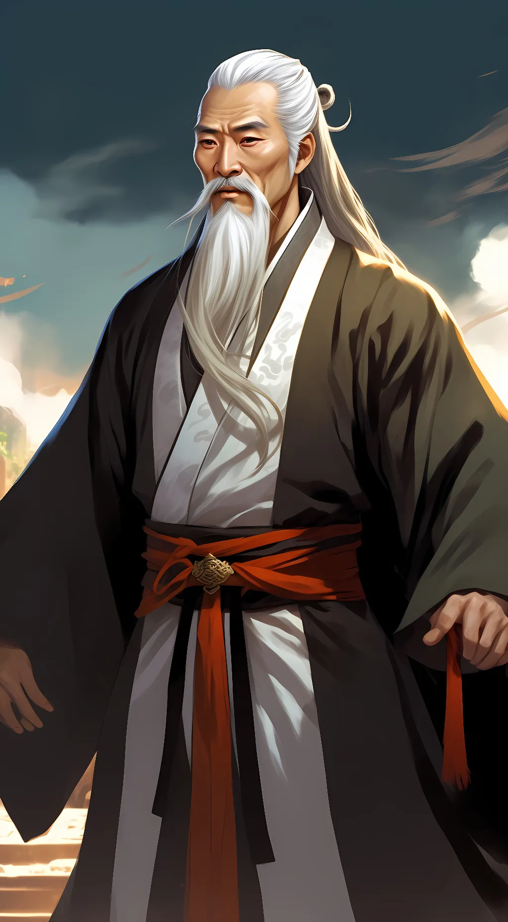 ai character: Sect Elder background