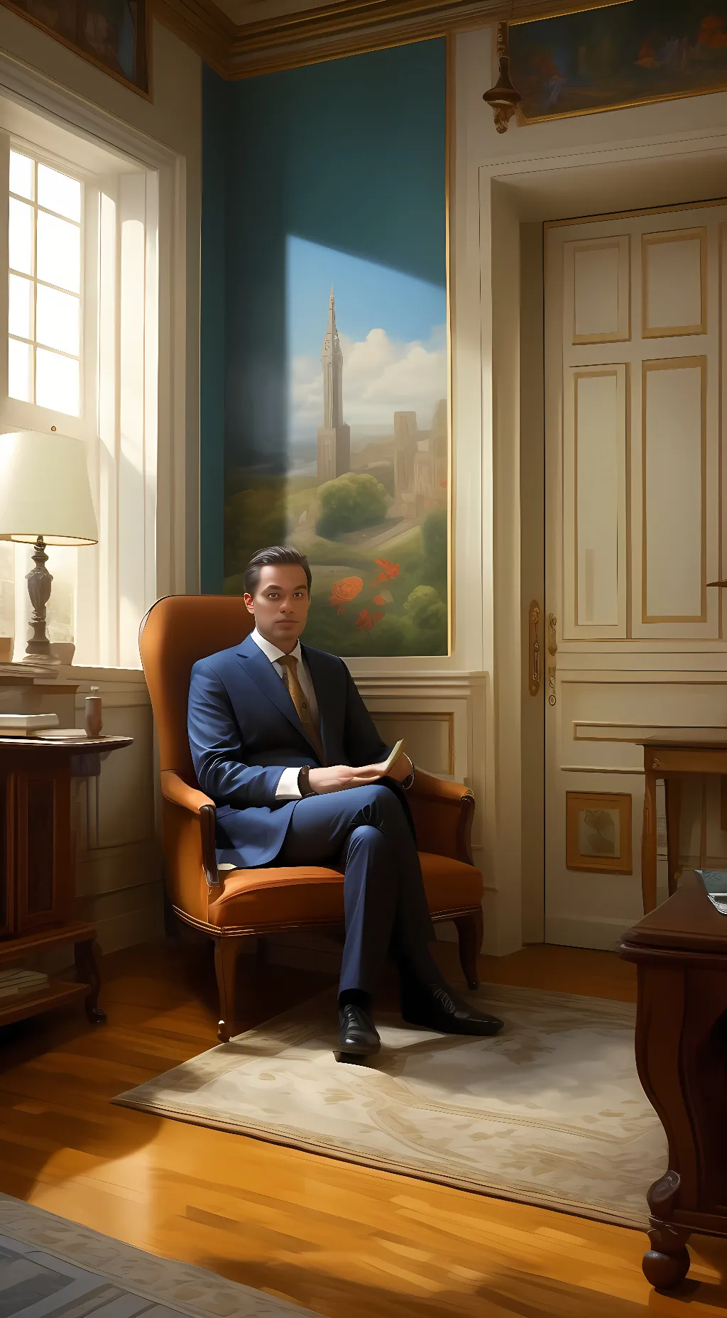 ai character: president background