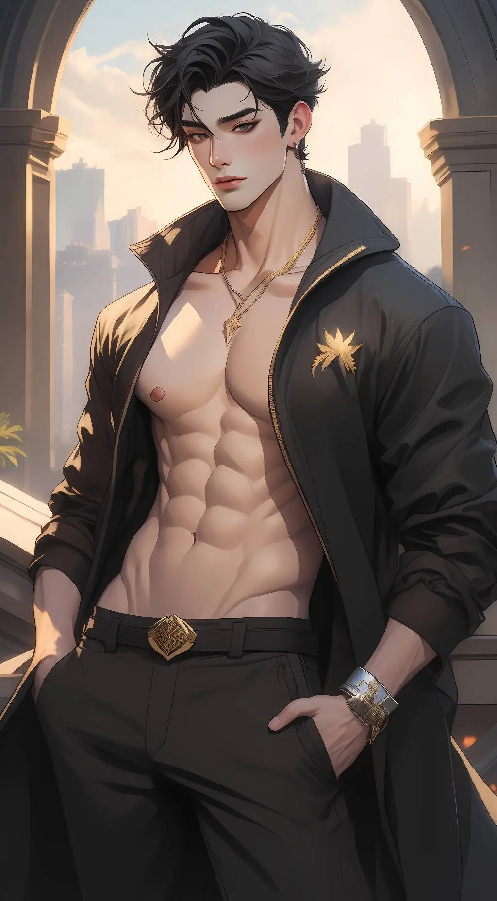 ai character: Zavien background