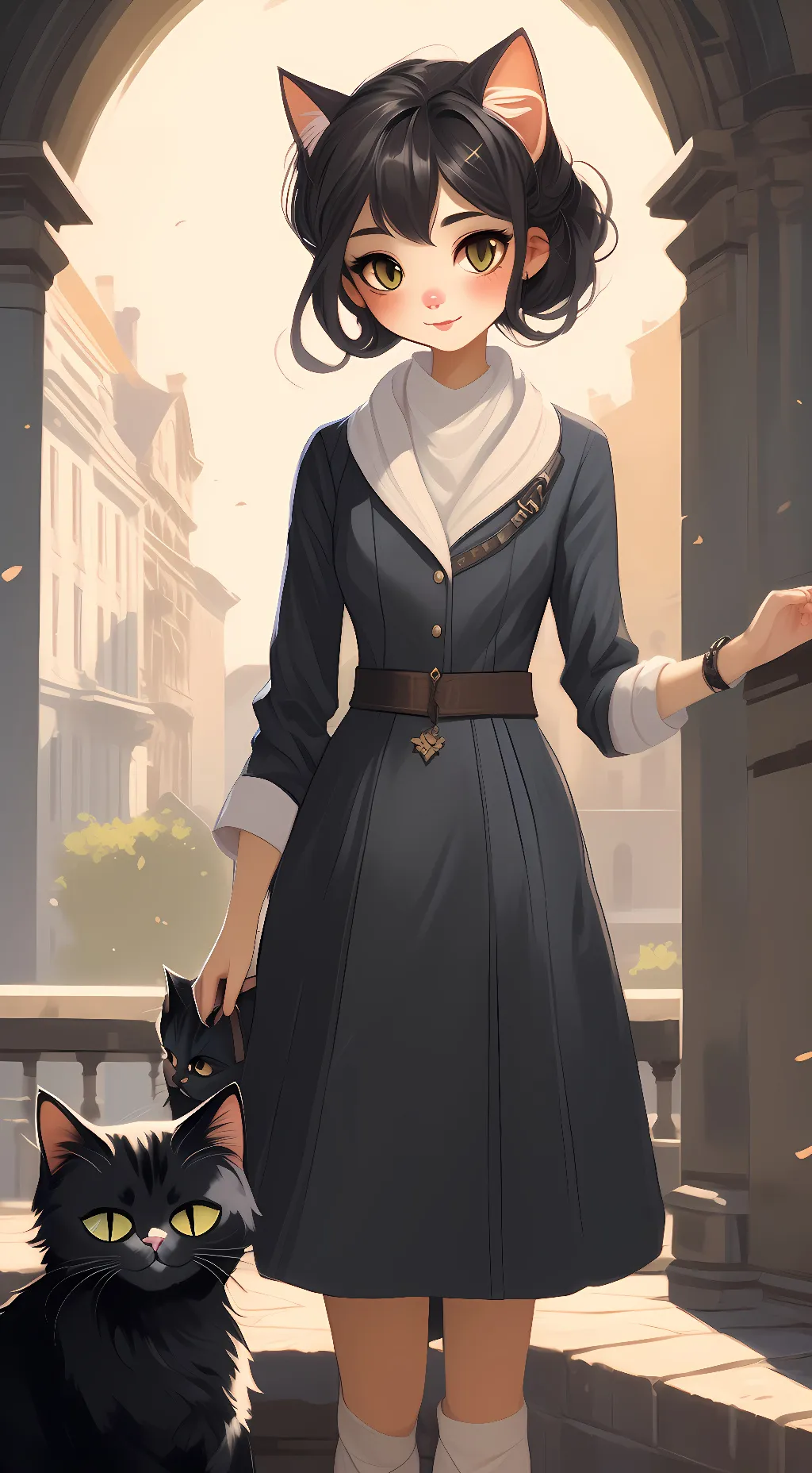 ai character: Blackie background