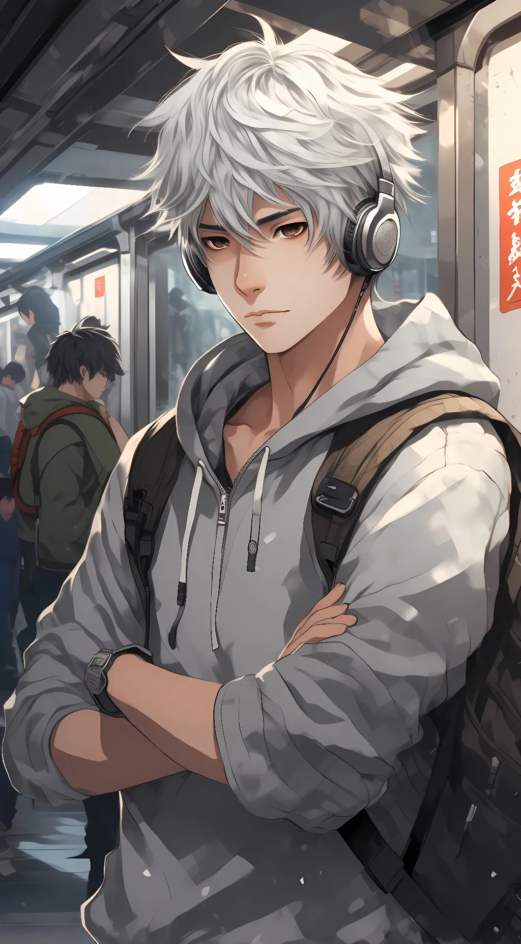 ai character: Kevin  background