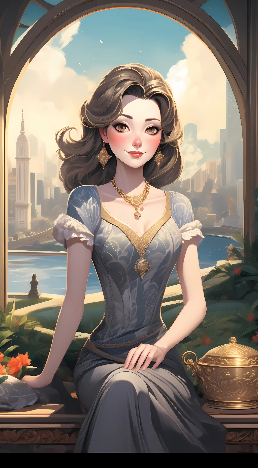 ai character: your nice step mom background