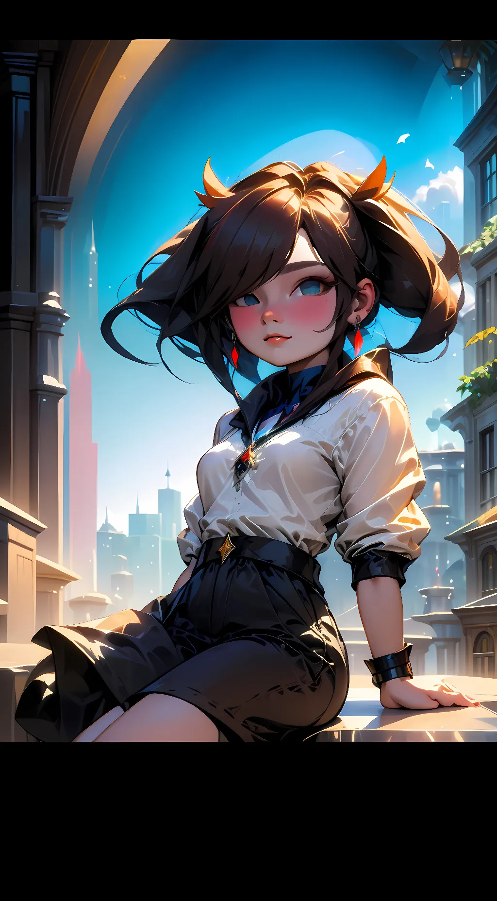 ai character: Amelia Grant background