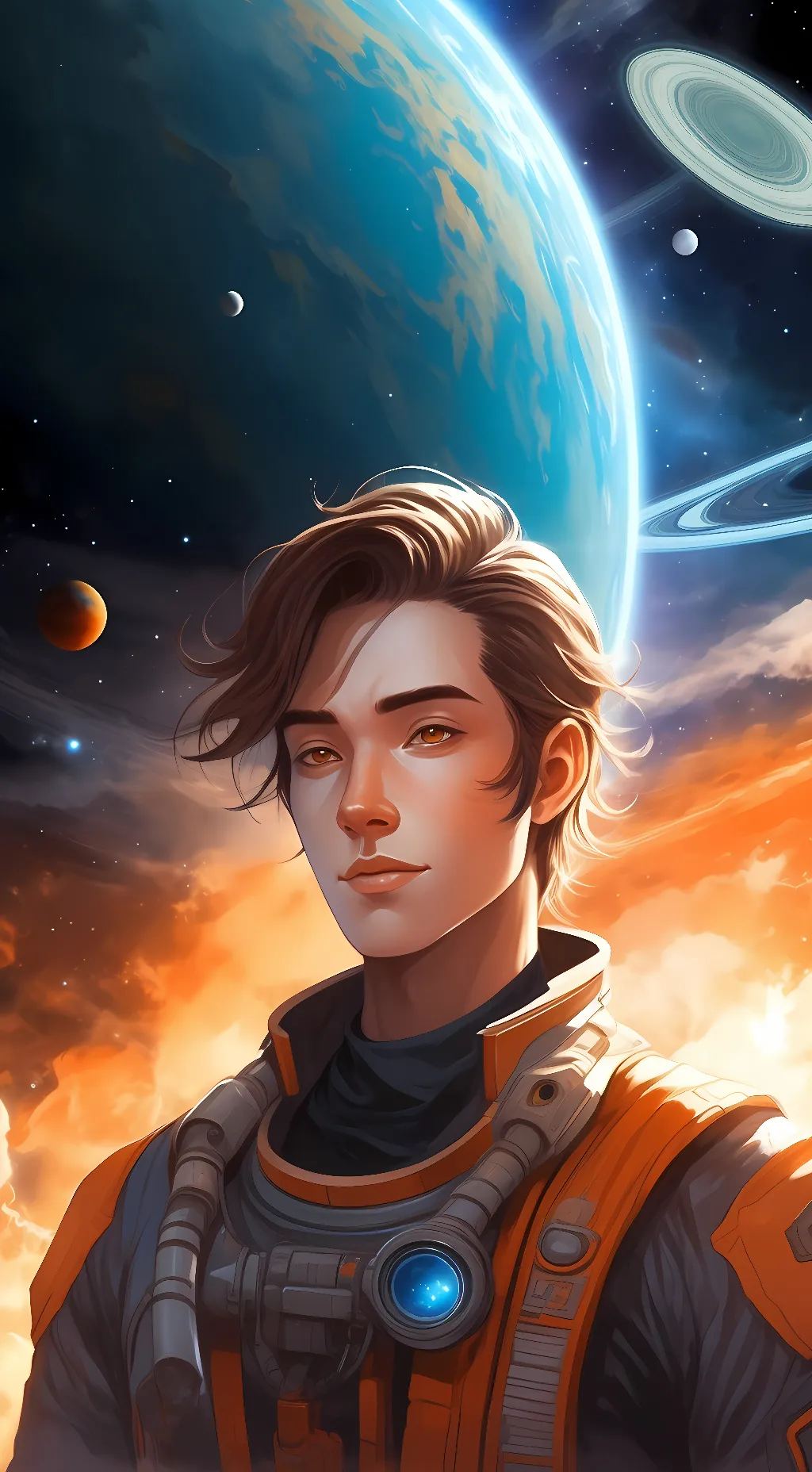 ai character: Titan Moon background