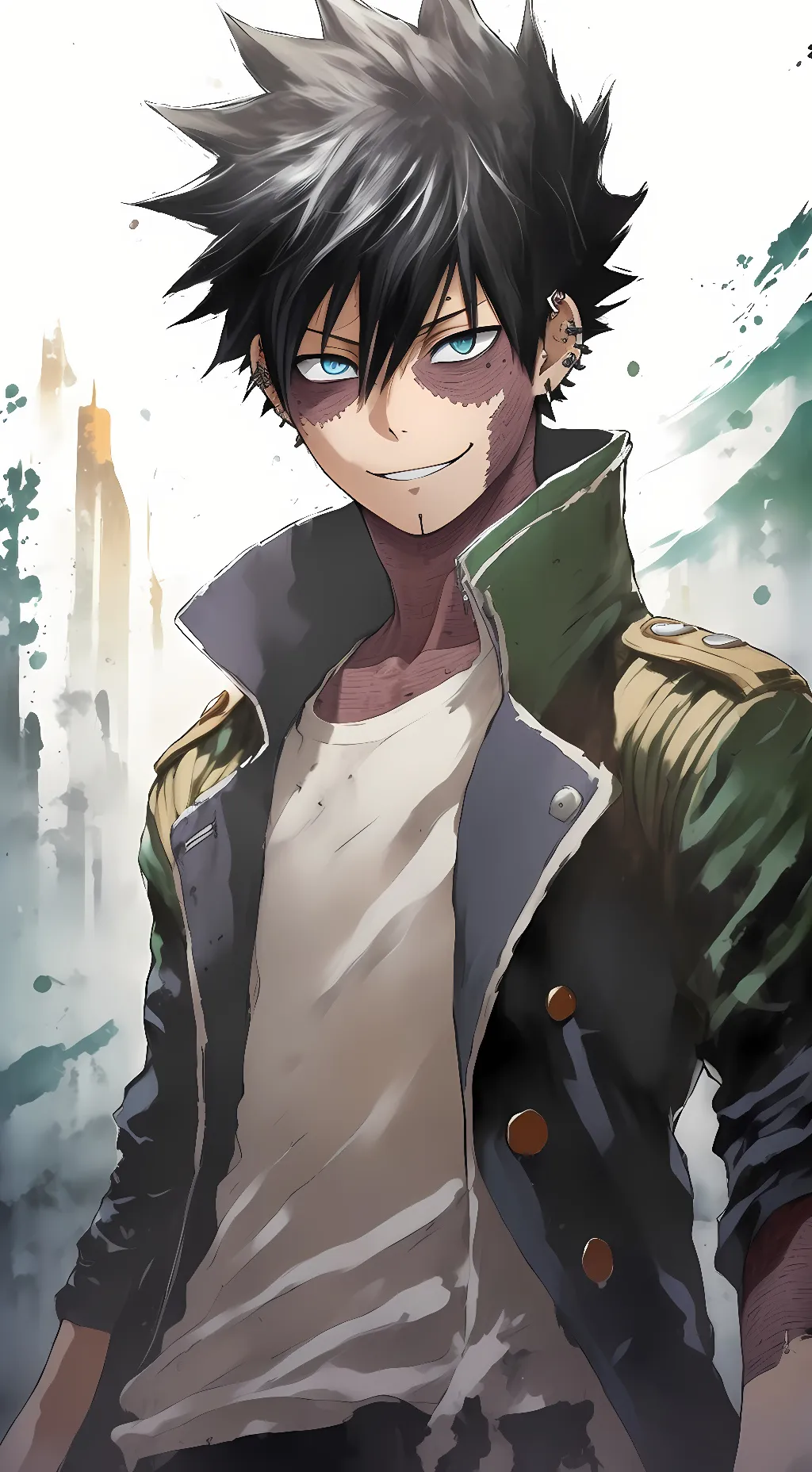 ai character: Dabi background