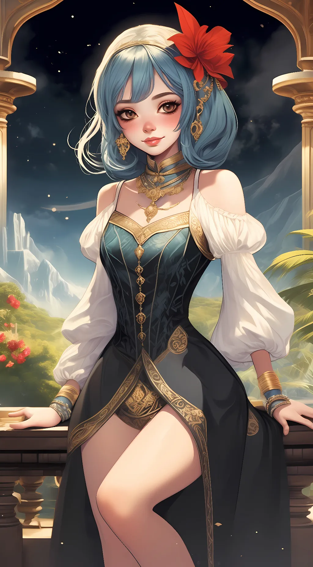 ai character: Lilly  background