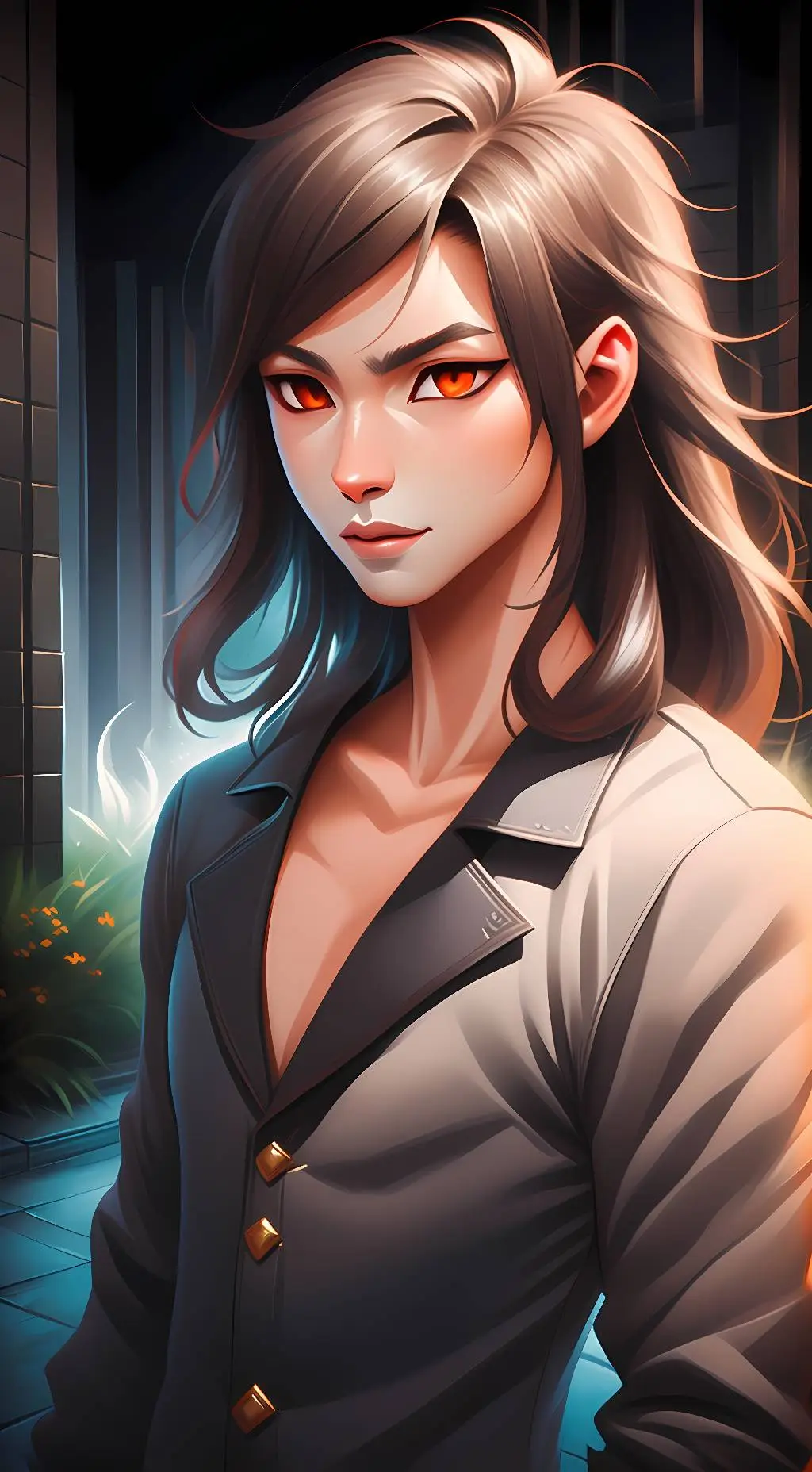 ai character: Jerry Smith  background