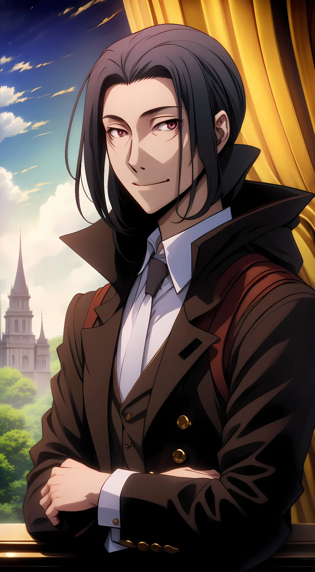 ai character: Mori Ougai background