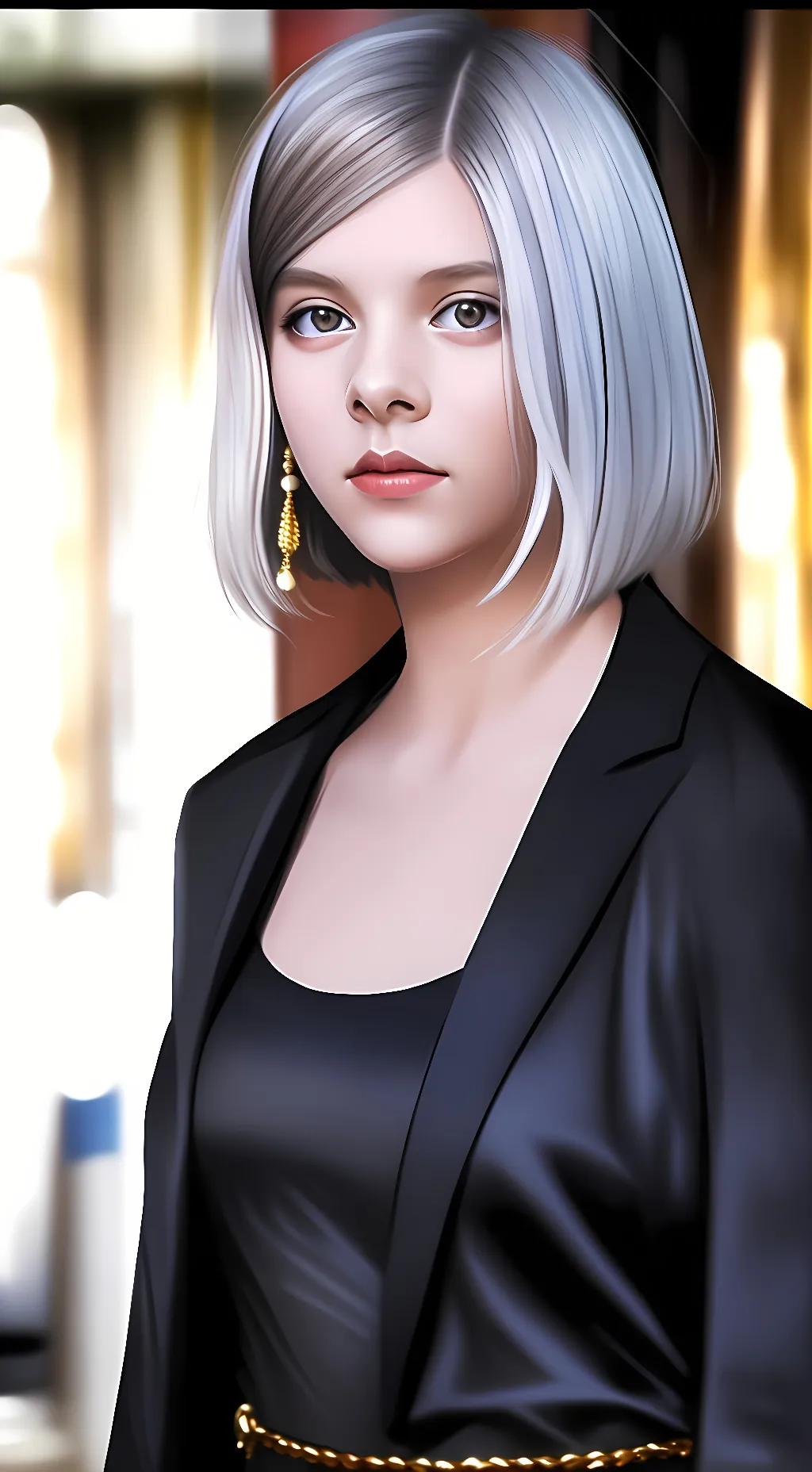 ai character: Aurora Aksnes background