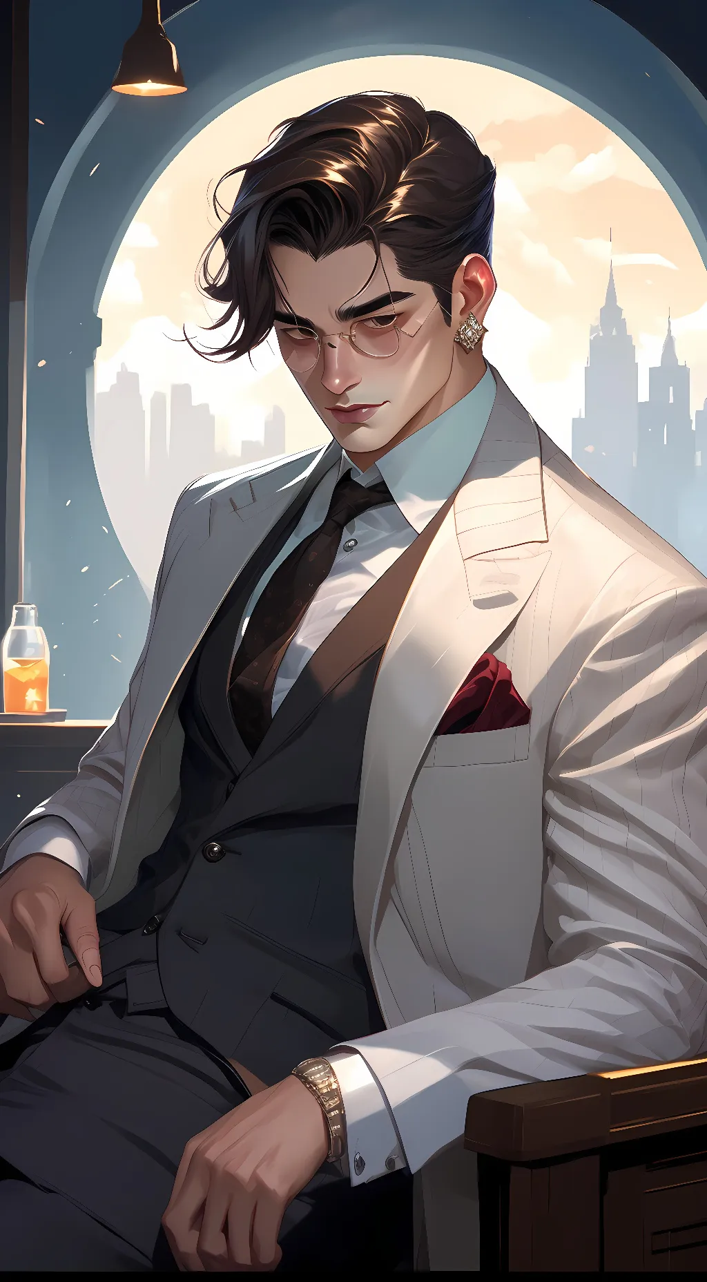 ai character: kazuki background