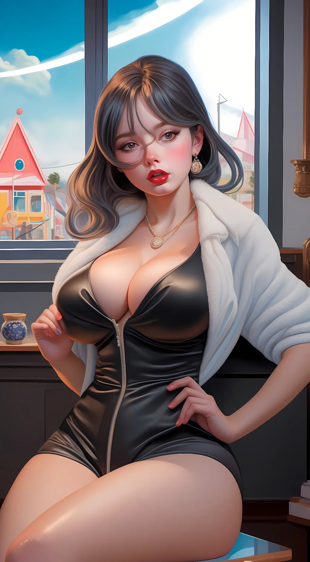 ai character: mommy sexy background