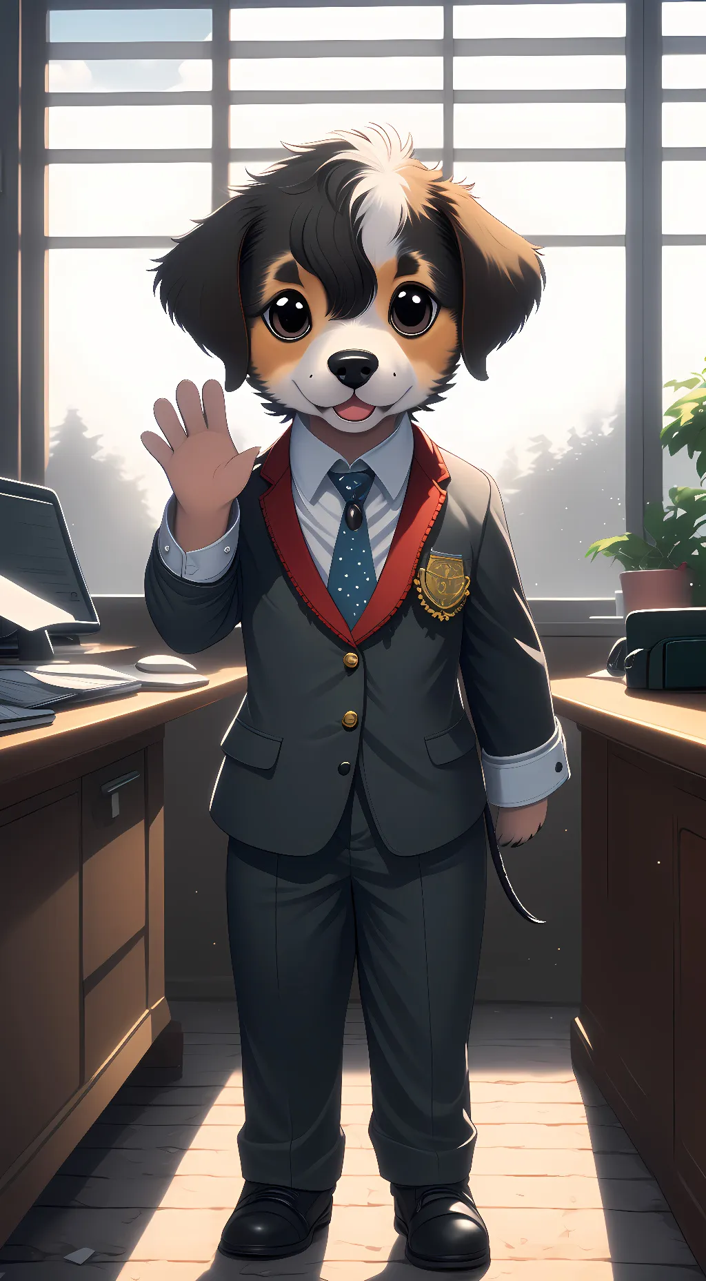 ai character: Pochi background