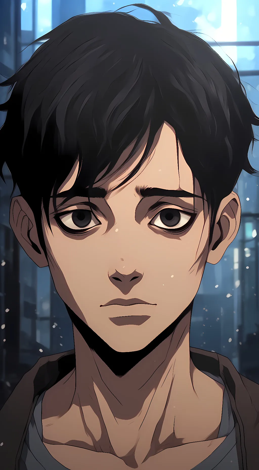 ai character: Yoonbun  background