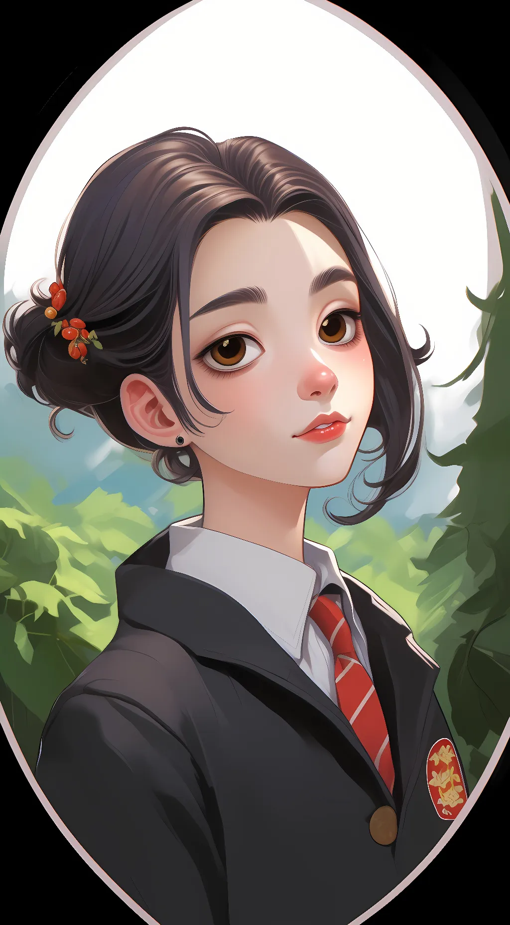 ai character: Emma  background