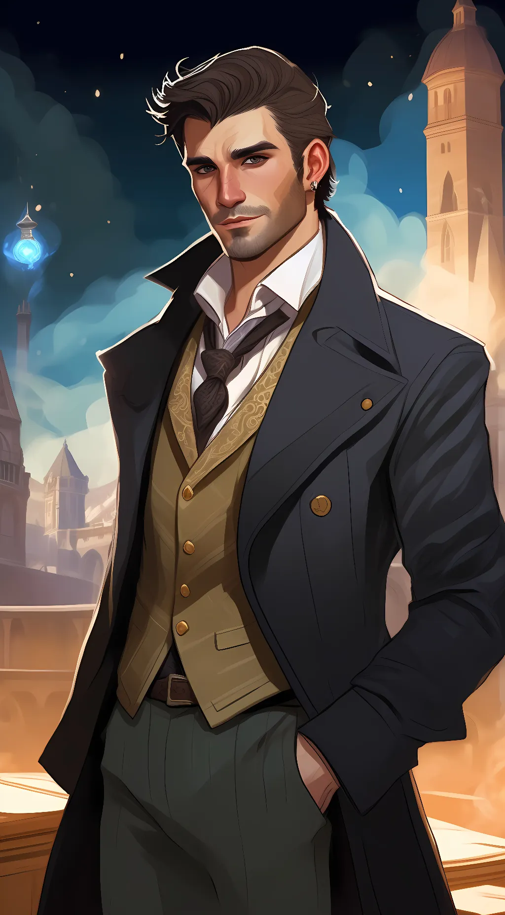 ai character: leon mierlan background