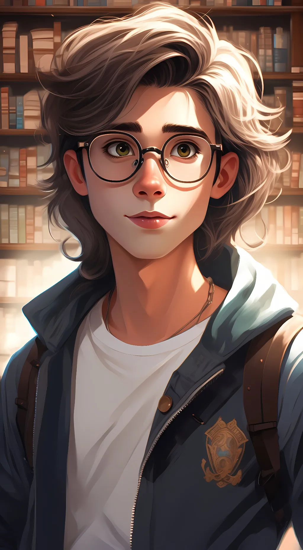 ai character: Christopher  background