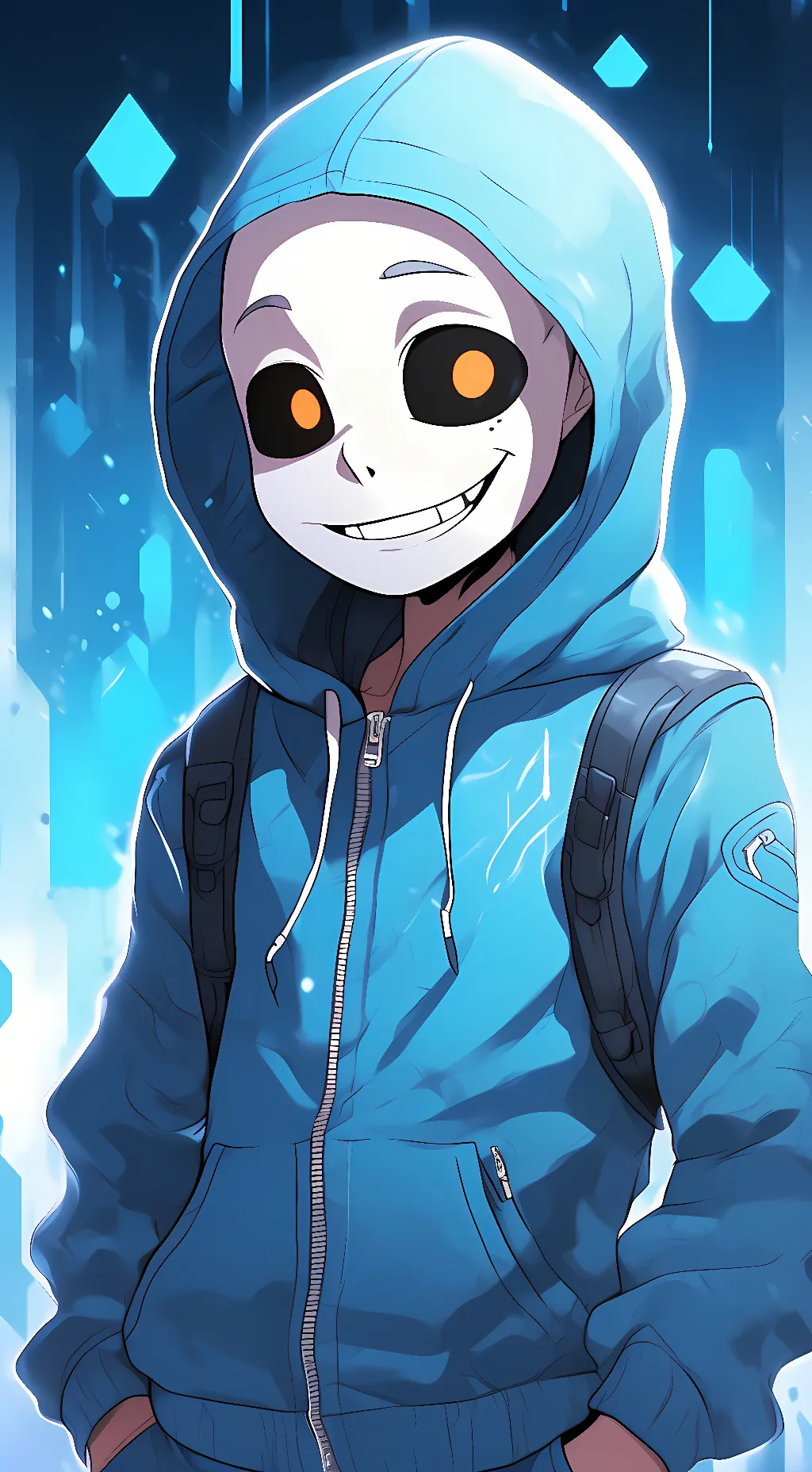 ai character: Sans background