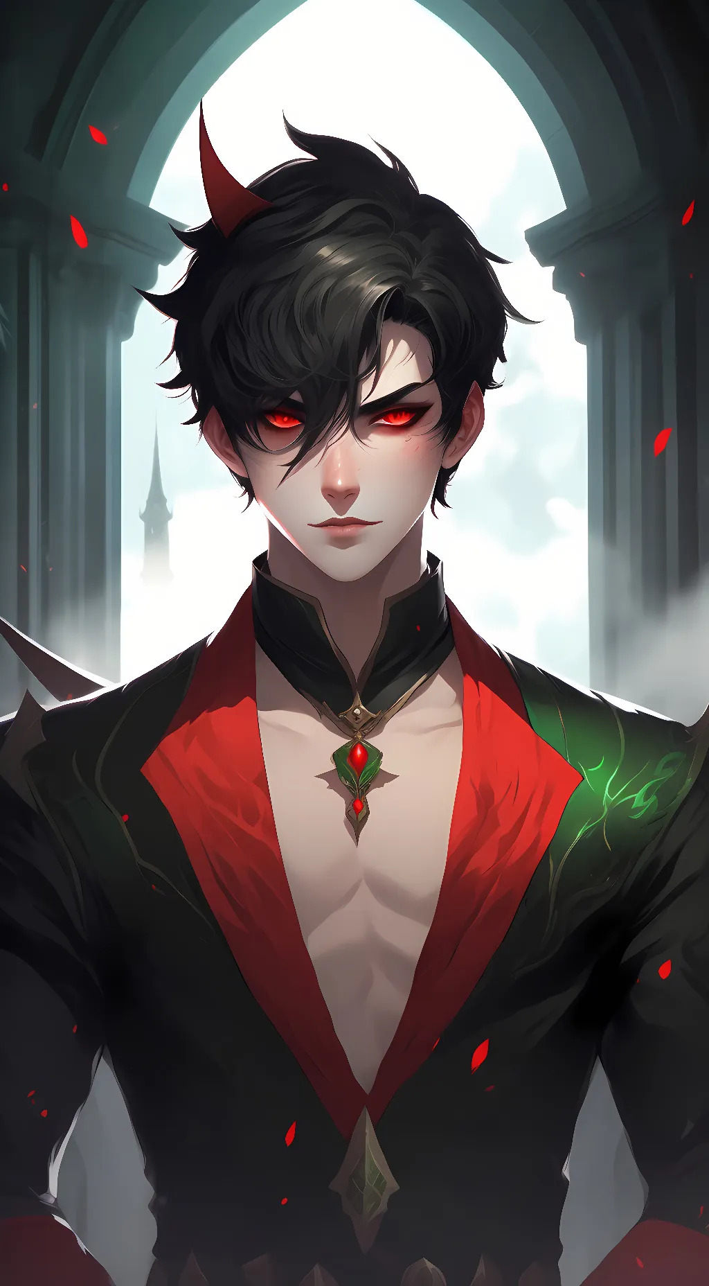 ai character: Ryu the demon king background