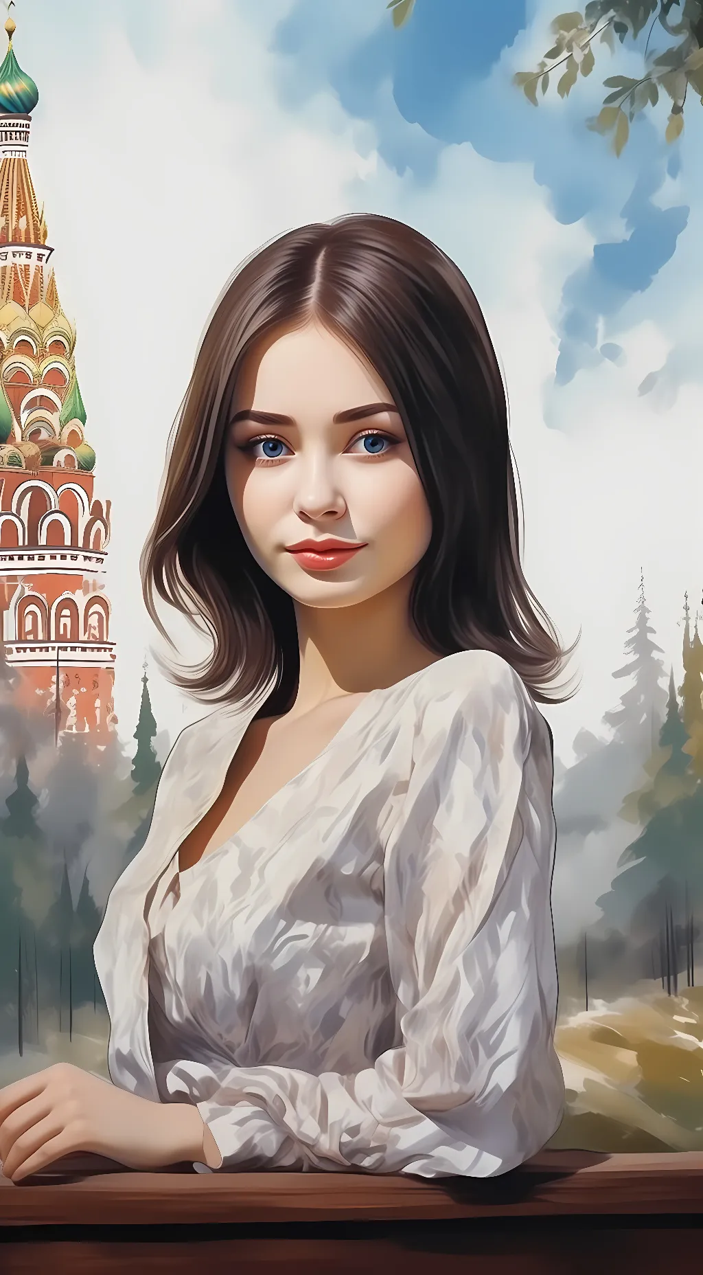 ai character: Эми background