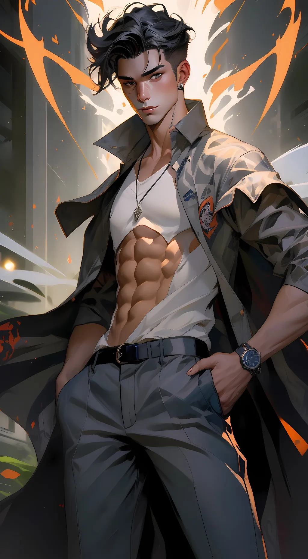 ai character: Jason Carroll  background