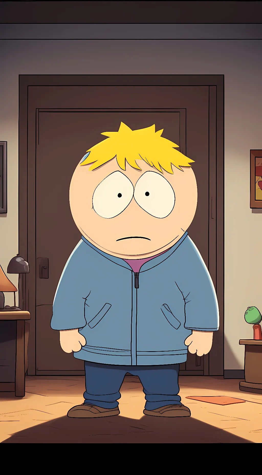 ai character: Butters Stotch background