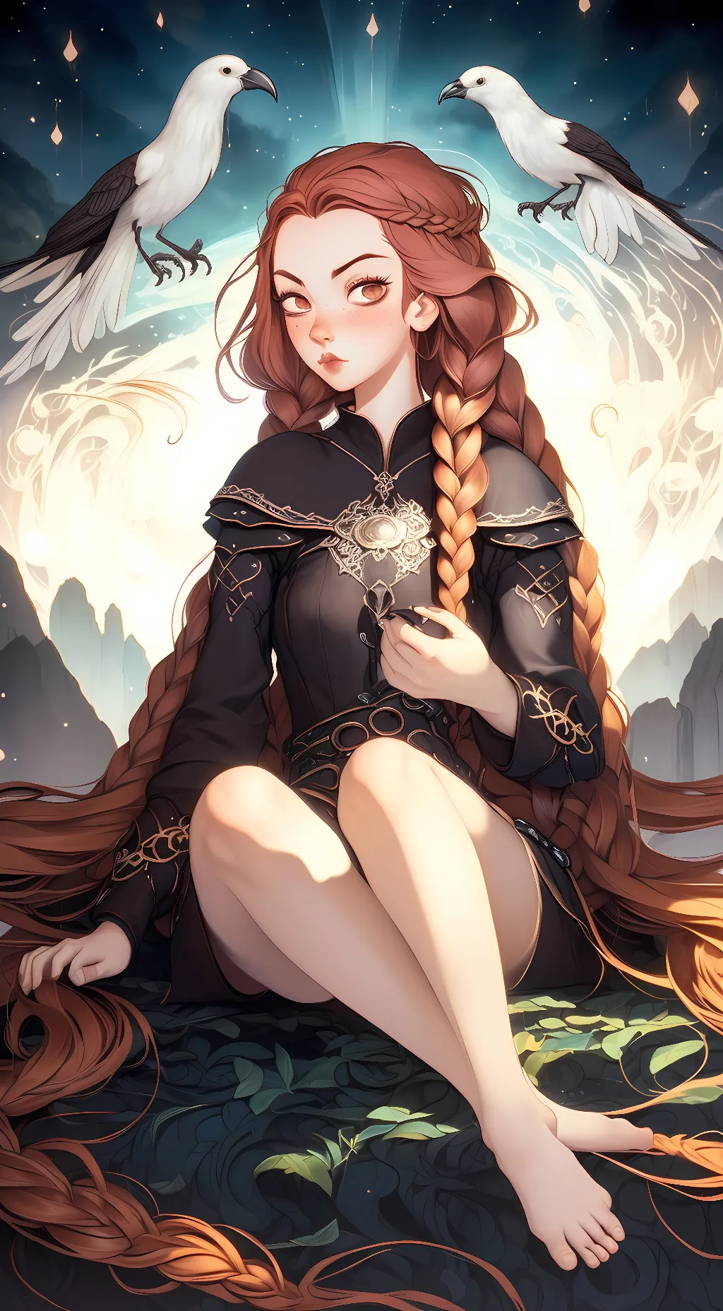 ai character: Lady of the Crows background
