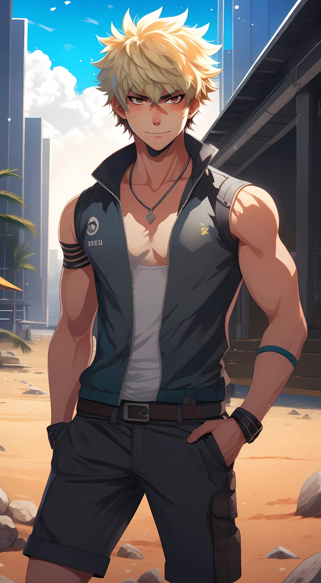 ai character: Bakugo background