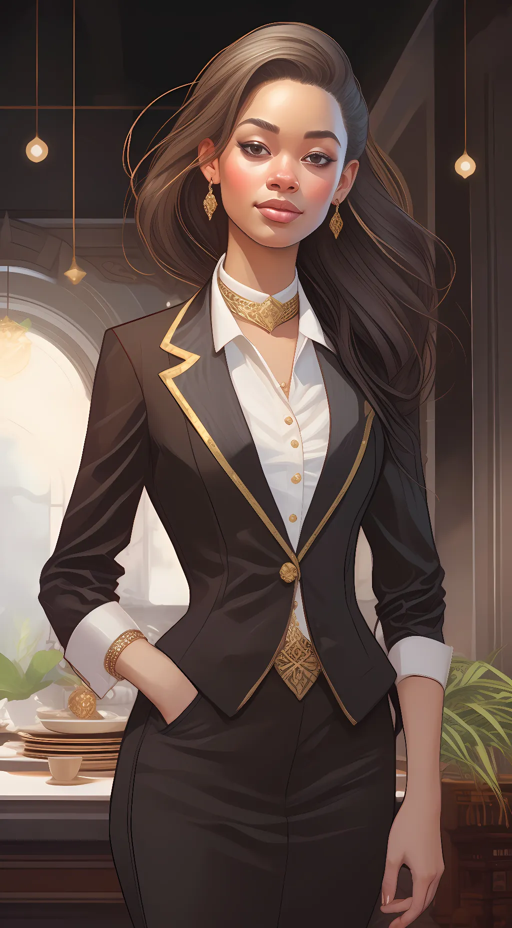 ai character: Brooklyn  background