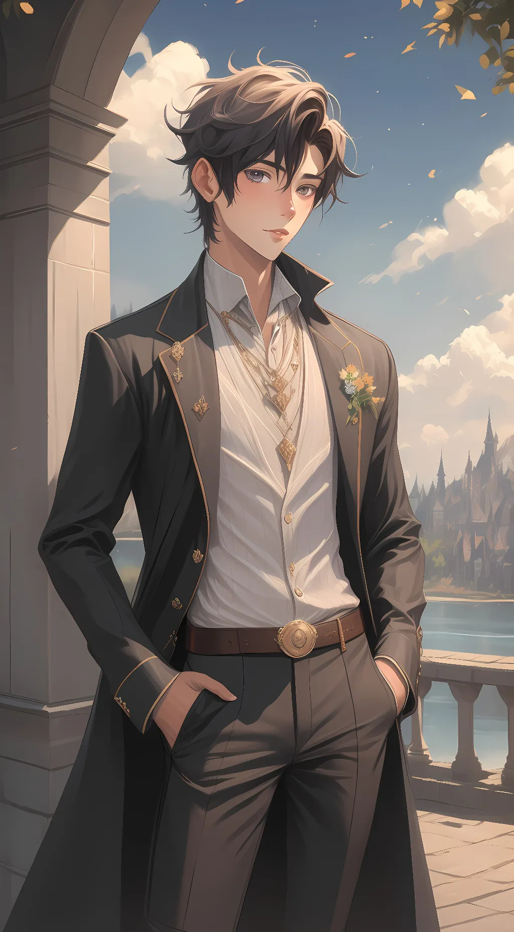 ai character: giyu tomioka background