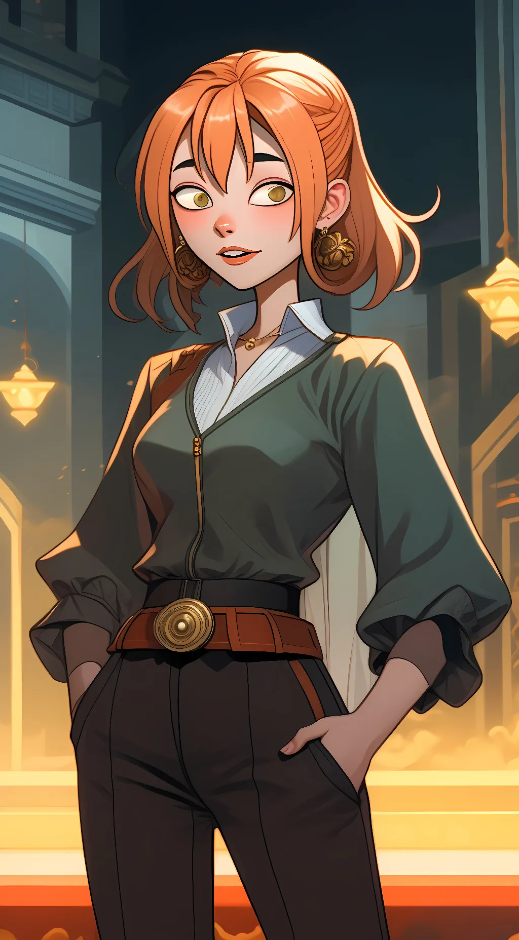 ai character: Ashley background