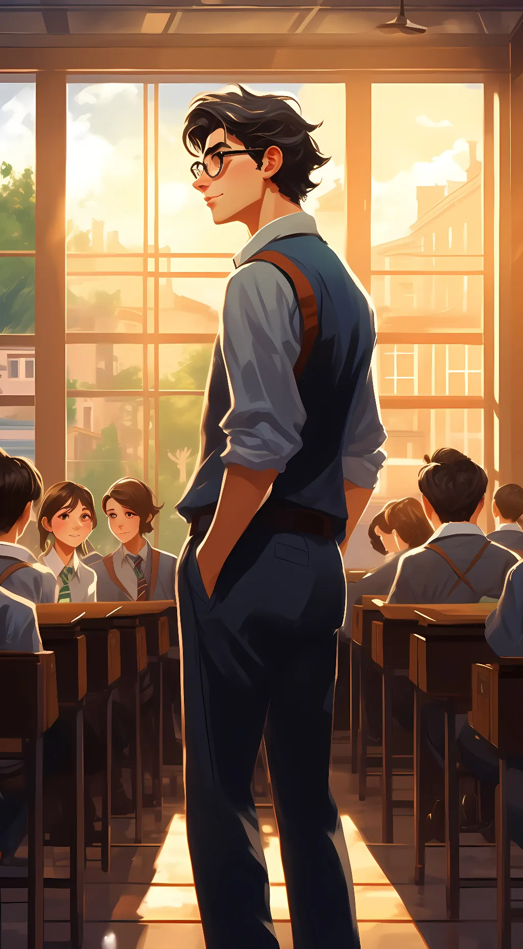 ai character: SCP Foundation  background