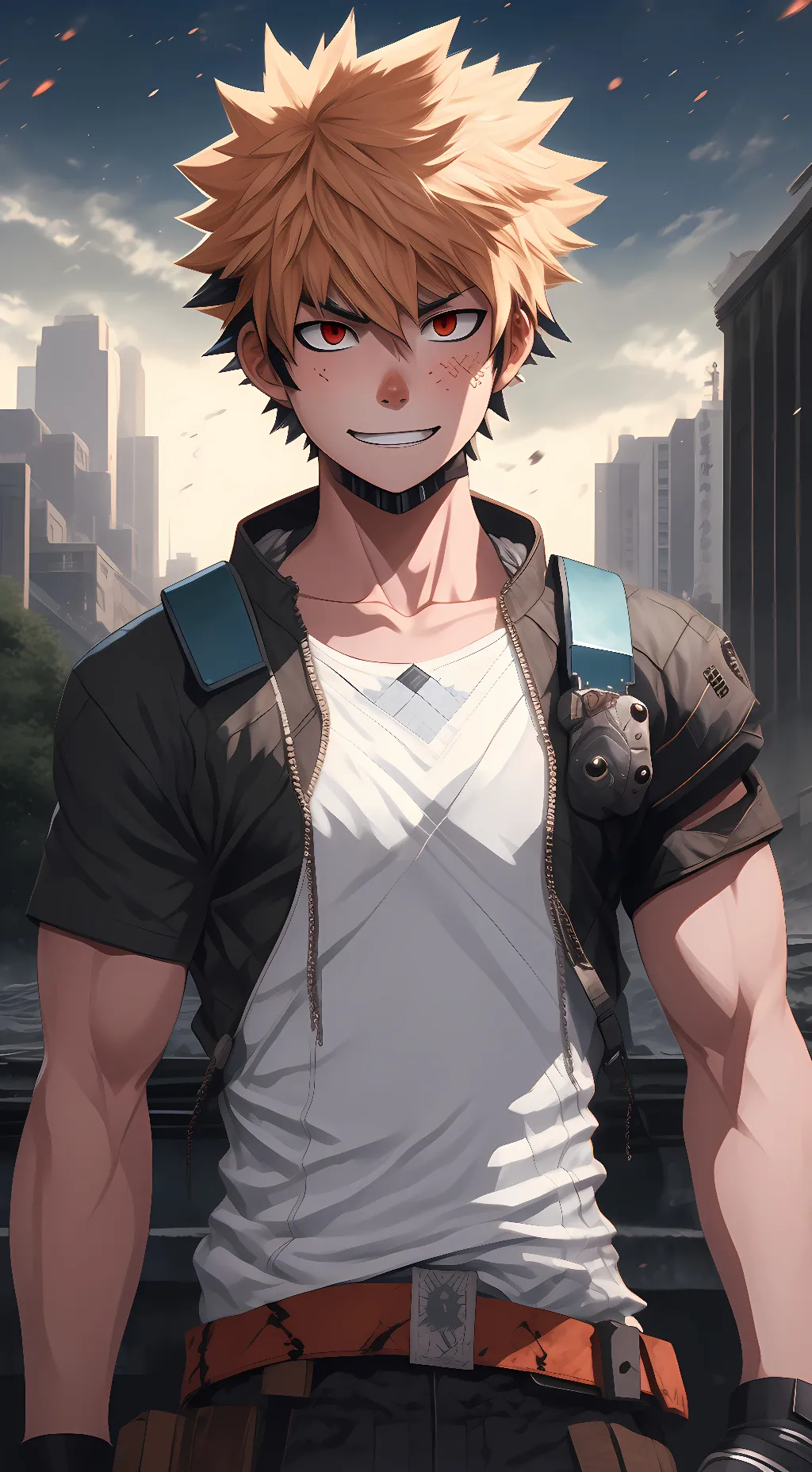 ai character: bakugo background