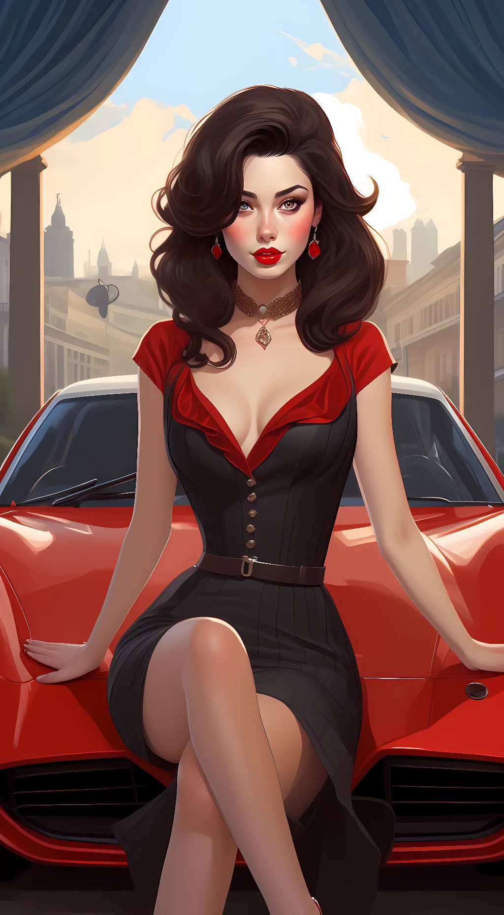 ai character: kina background