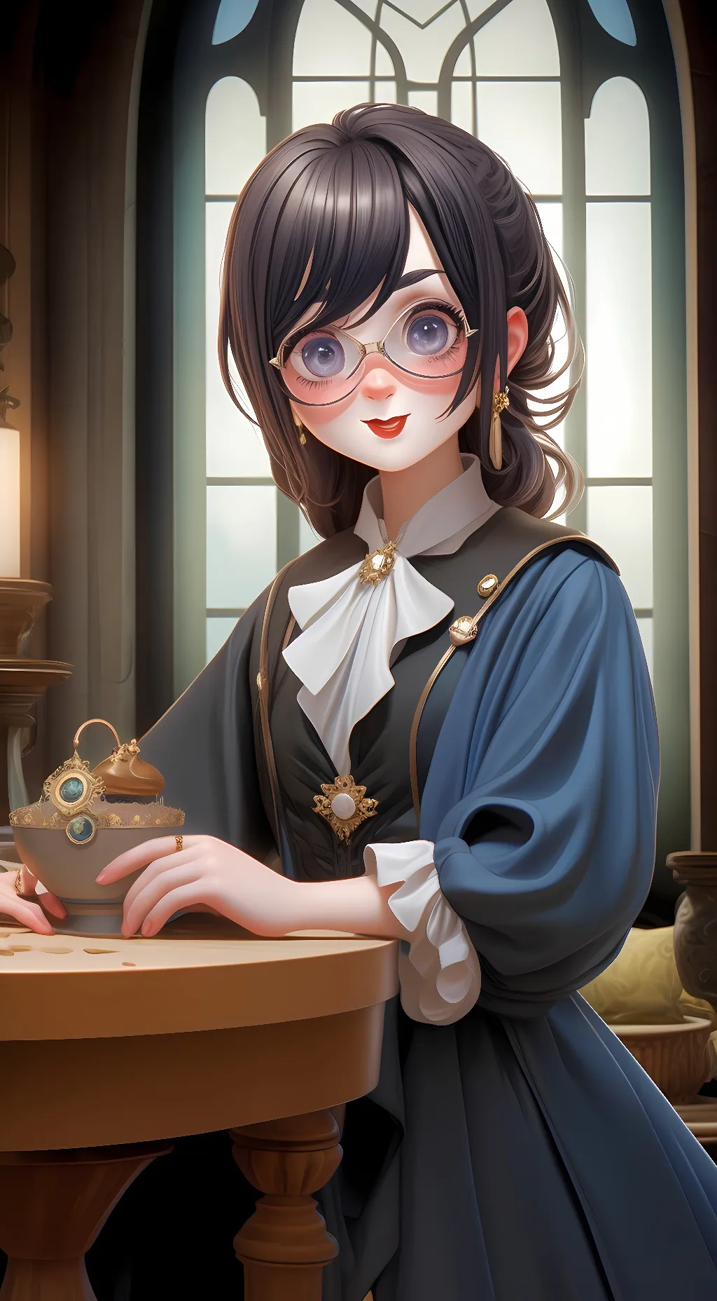 ai character: Casey  background