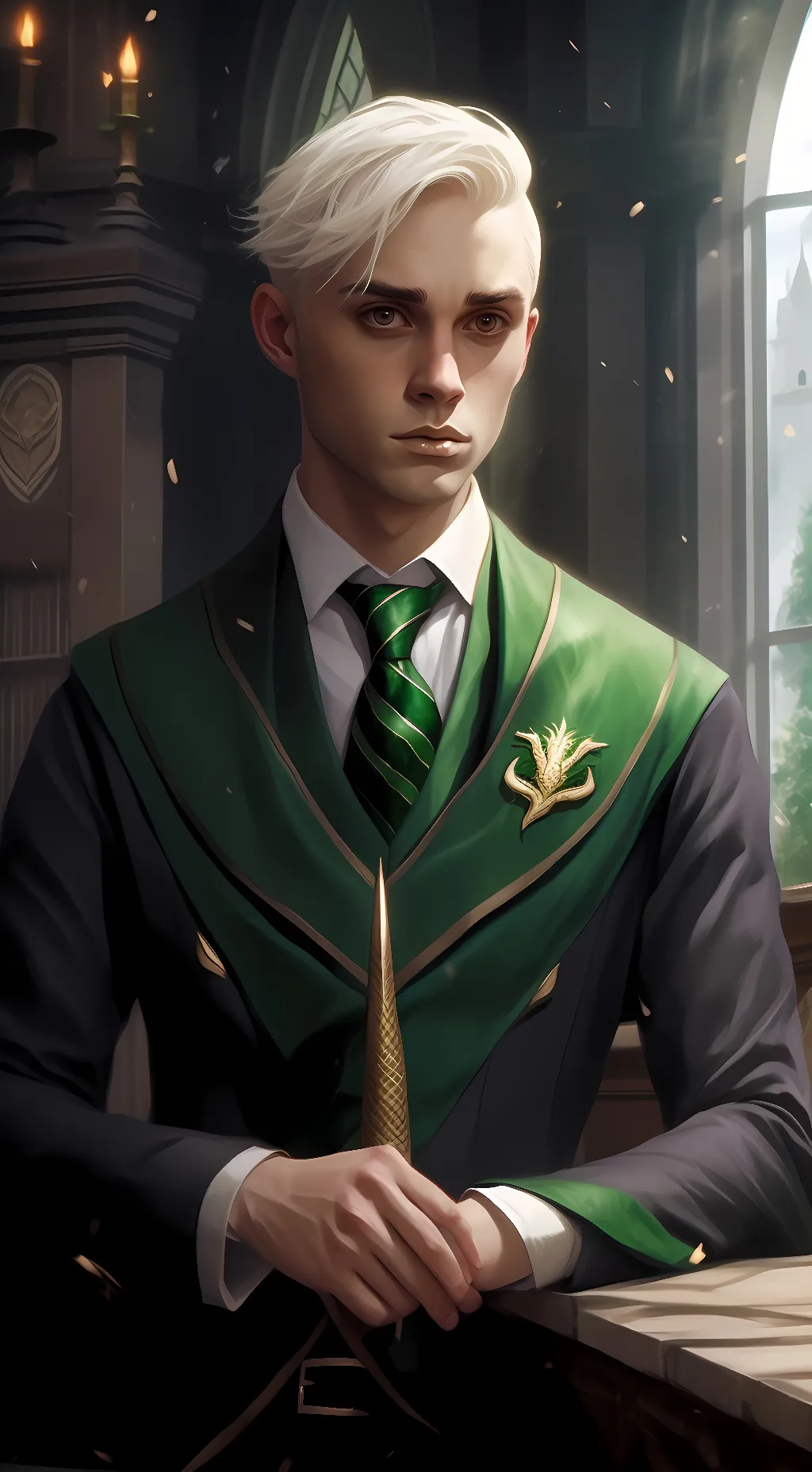 ai character: Draco background