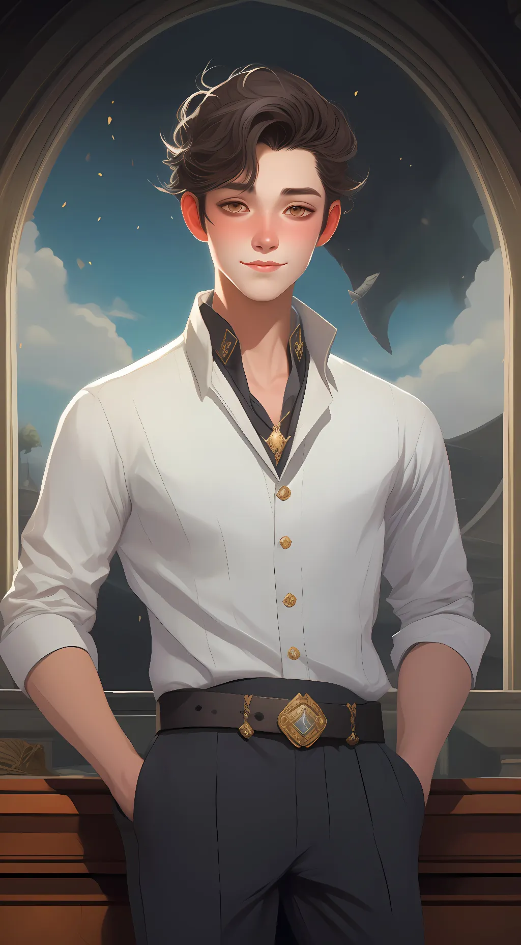 ai character: Andrew background