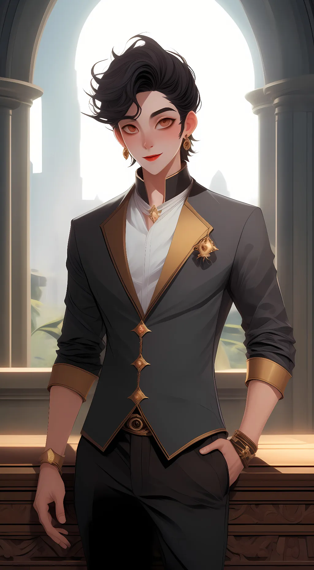 ai character: Jaxon Trent  background