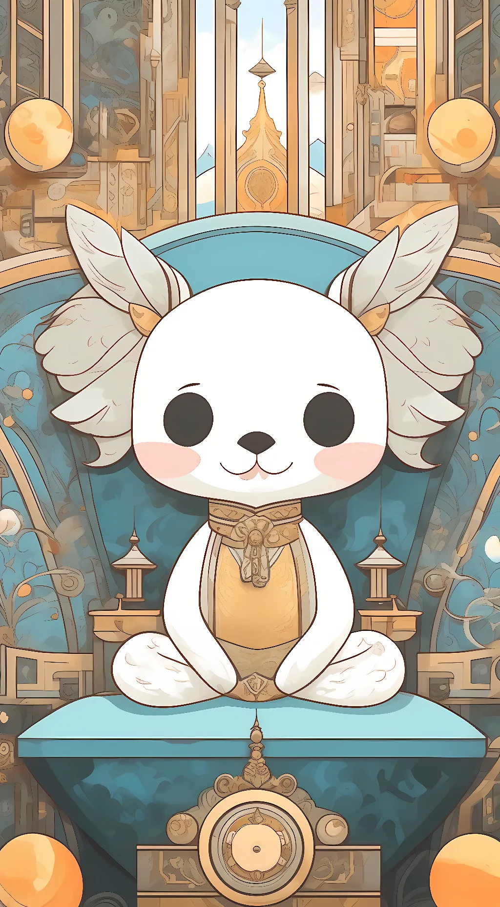 ai character: cinnamorrol background