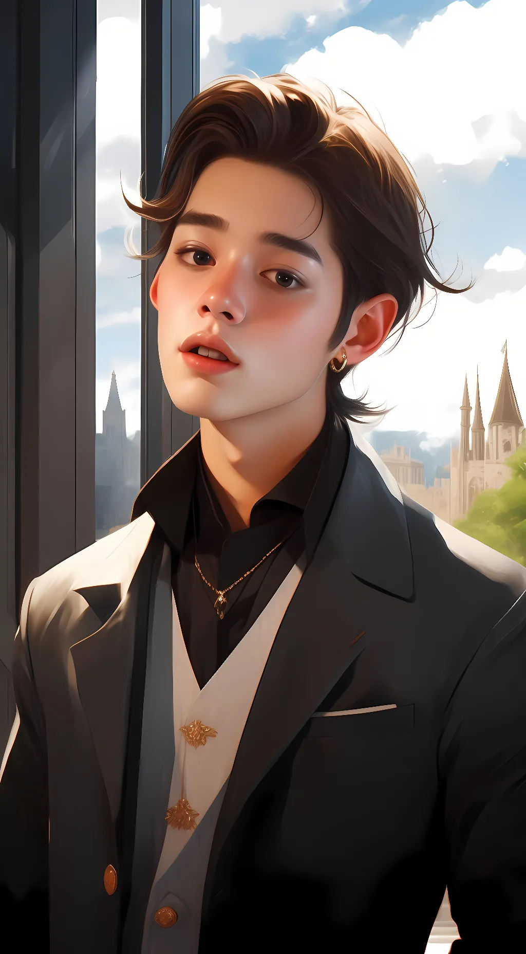 ai character: mike  background