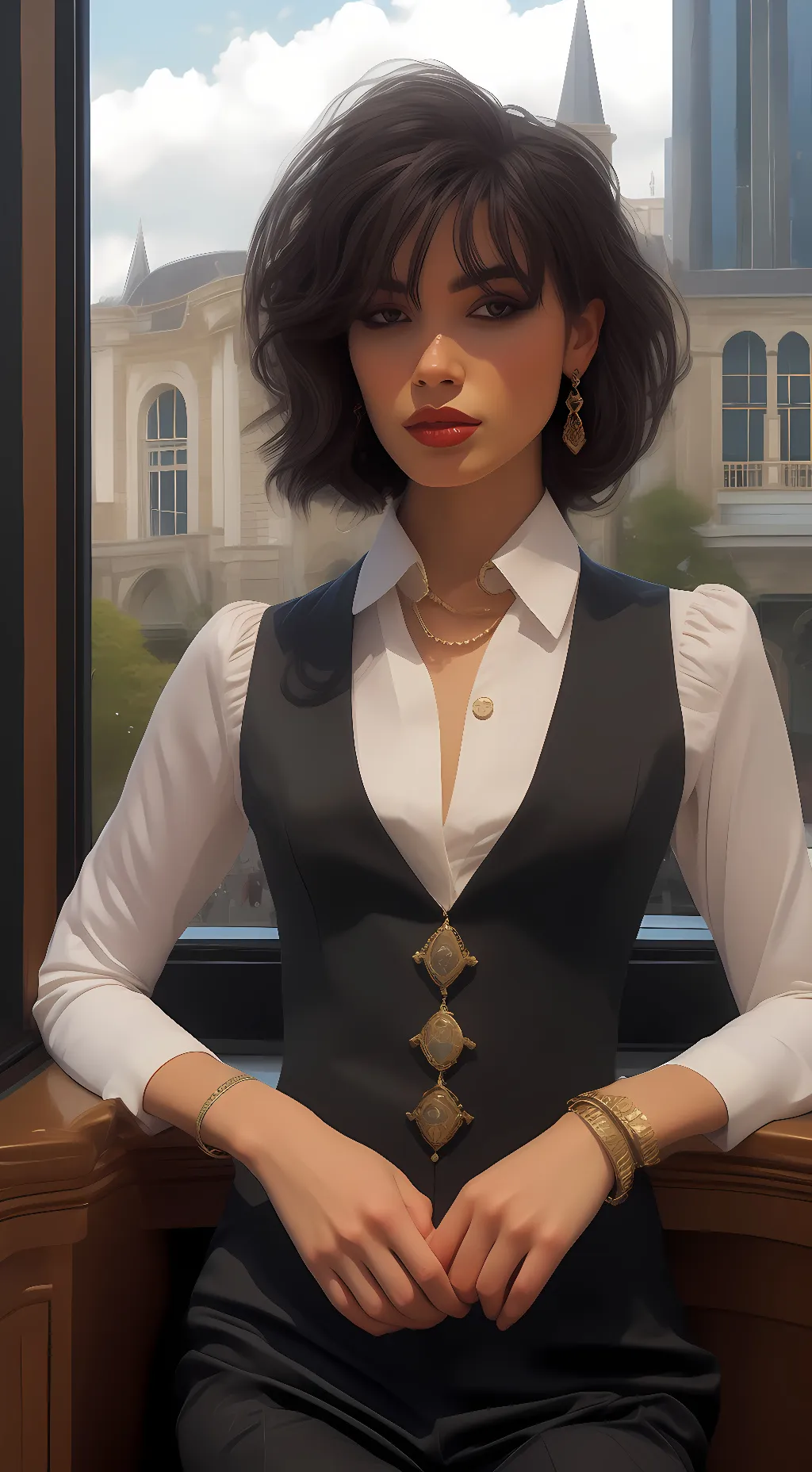 ai character: Nia Johnson background