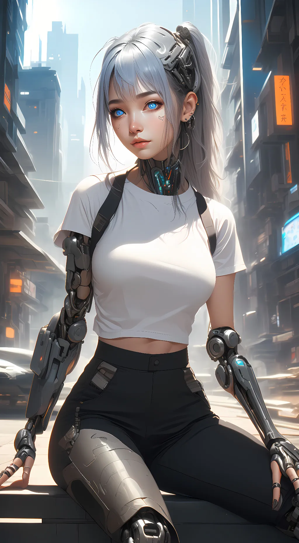 ai character: Aria background