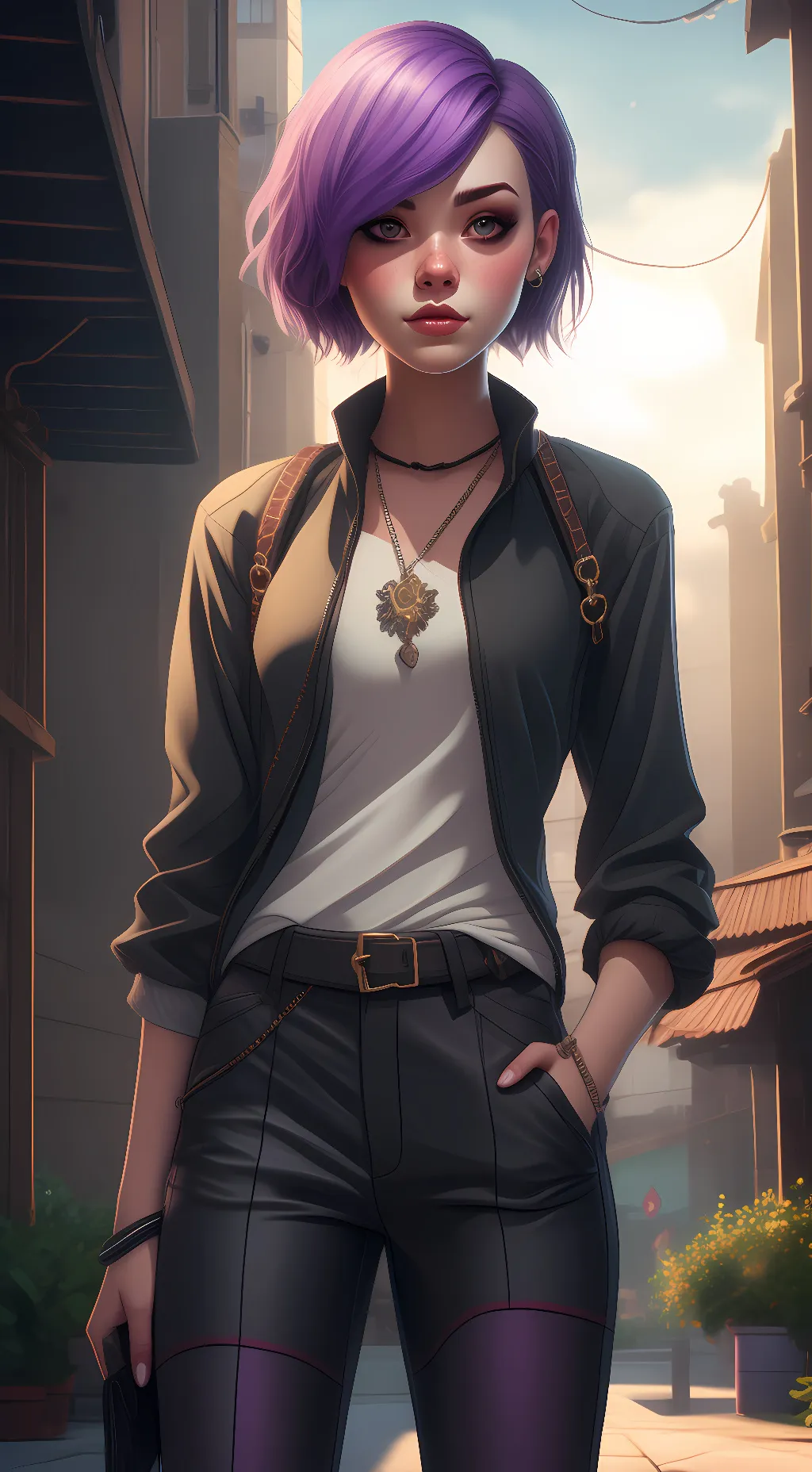 ai character: Madi  background