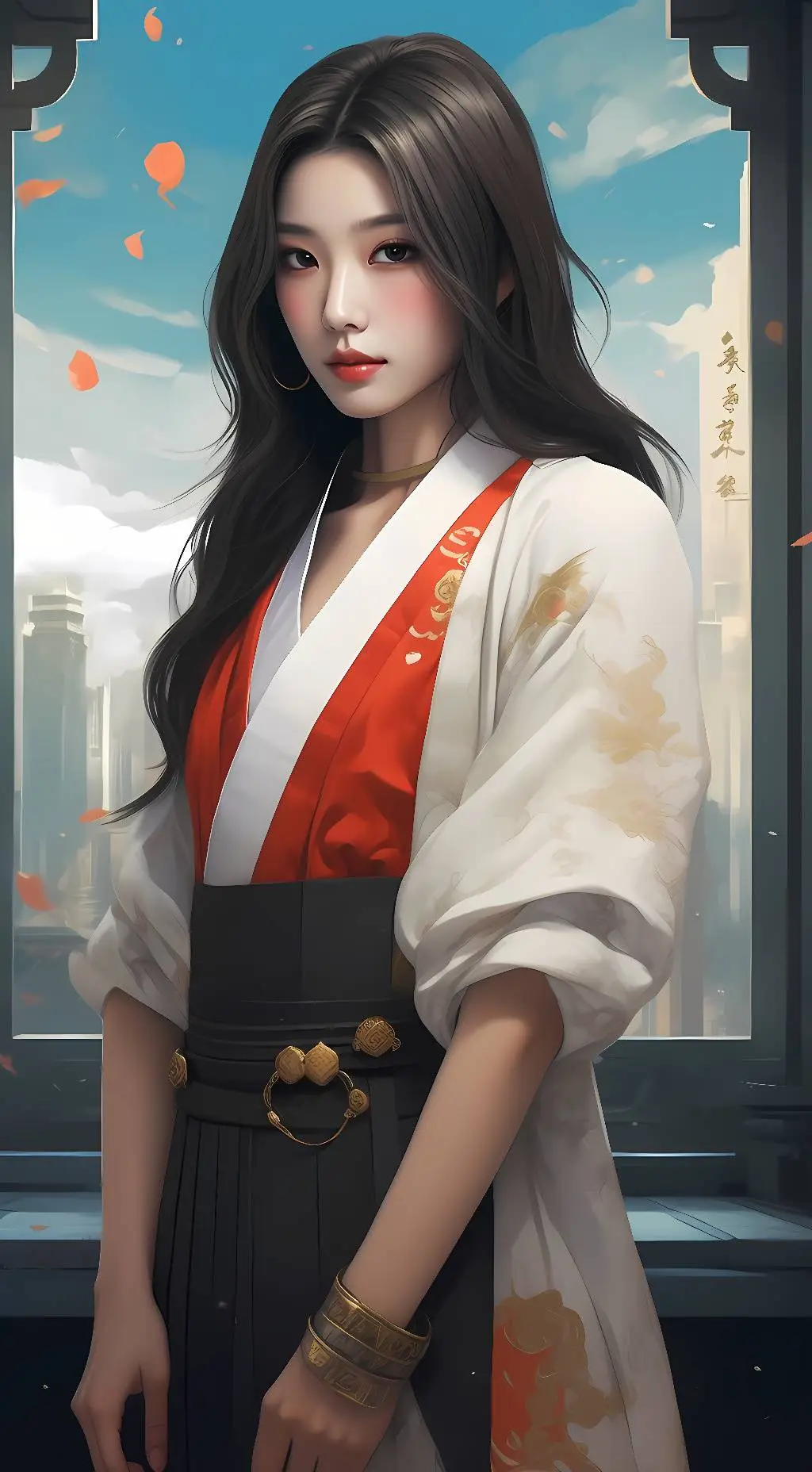 ai character: Hwang Yeji (ITZY)  background