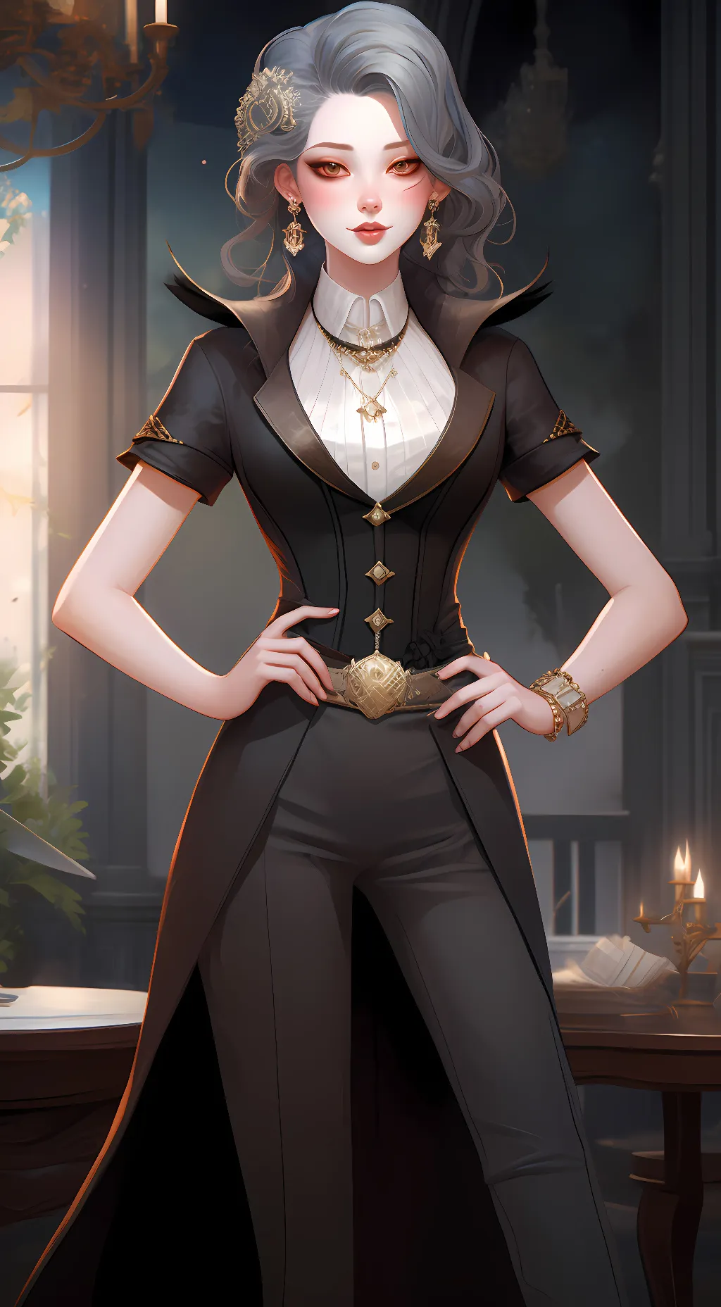 ai character: Evelyn Watson background