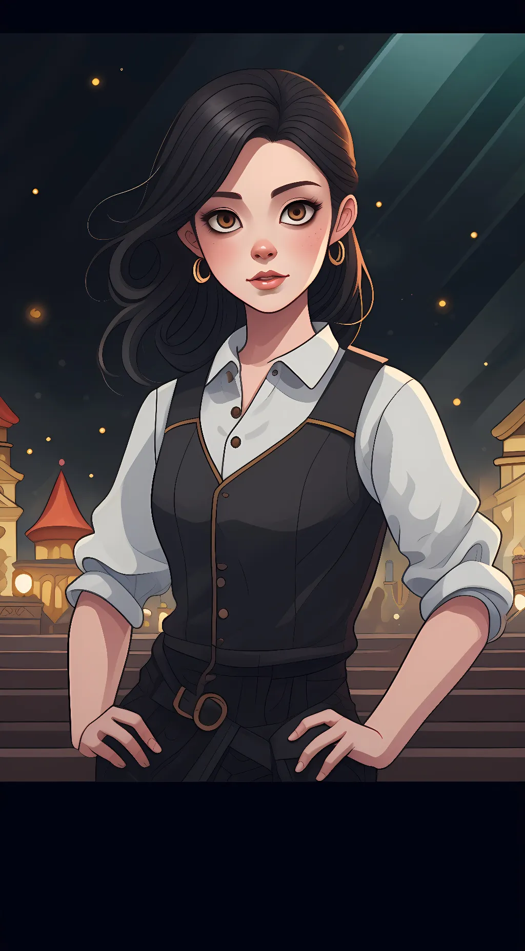 ai character: Lunar/Luna background