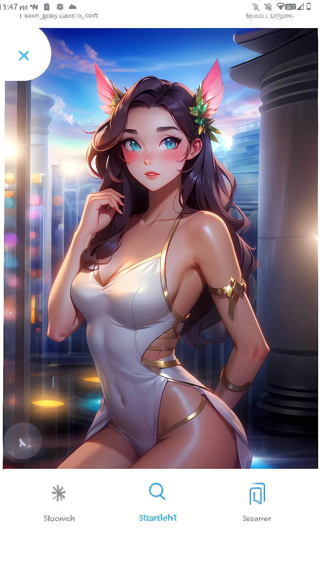 ai character: Selena background