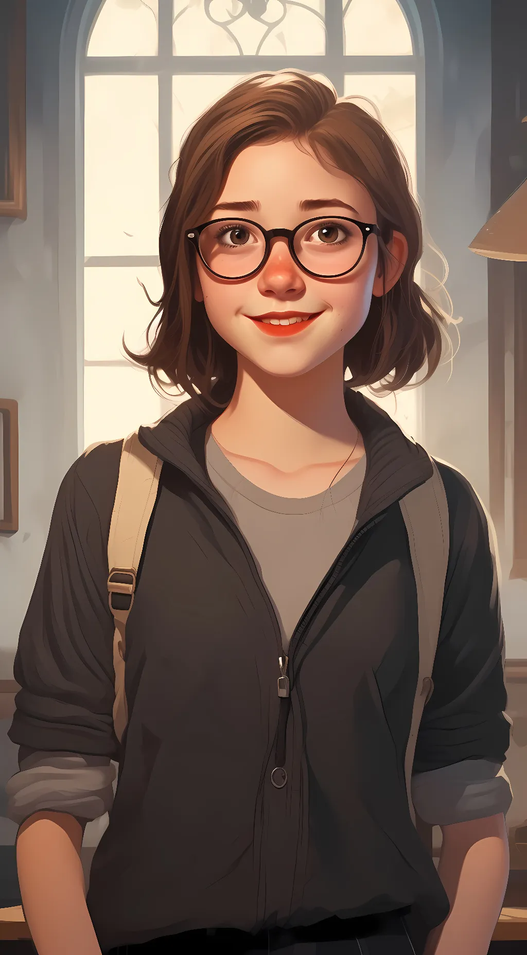 ai character: Sophie Neill  background